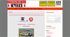 Desktop Screenshot of fahrschule-seydler.de